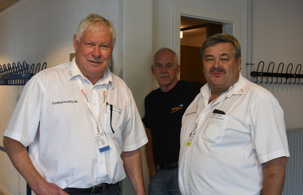 Løbsledelsen fra Nykøbing Falster Motor Sport, John Larsen og Flemming Sarka, kunne efter mange måneders forberedelse med tilfredshed notere, at Sydhavsrally 2016 blev et både vellykket og meget rost DM-rally
(Foto: autoMOTIV/specialpress@gmail.com)